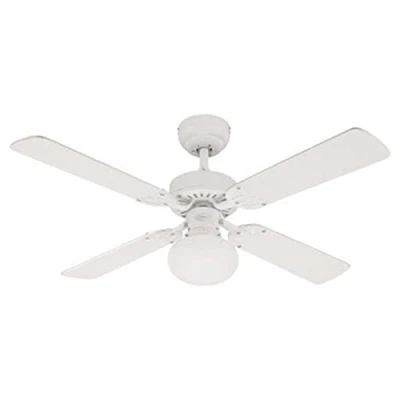 Image of Westinghouse Ceiling Fans 72185 Vegas 105 cm White Indoor Fan, Light Kit with Opal Frosted Glass