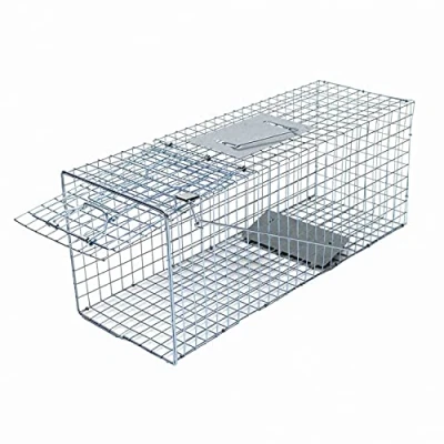 Image of Oypla Large Humane Animal Rodent Rat Pest Trap Cage 66 x 23 26cm