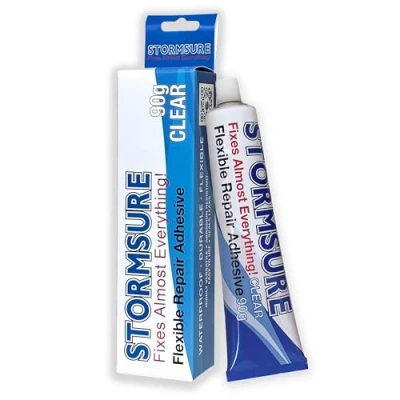 Image of Stormsure Flexible Repair Adhesive 90g Clear Versatile Glue for Repairs and Projects