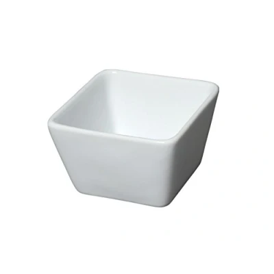 Image of Genware NEV 357008 Square bowl to fit 357035 and 357017, 8.5 cm (Pack of 6)
