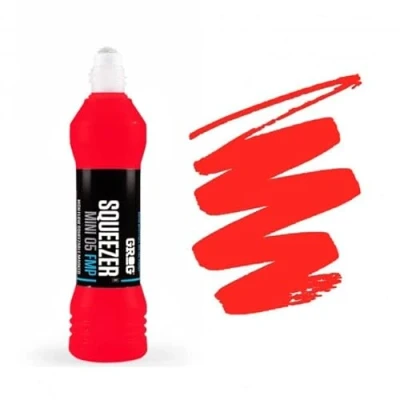 Image of Grog Squeezer Mini 05 FMP 5mm Refillable Full Metal Paint Marker Pen Supplied By Graff City (Ferrari Red)