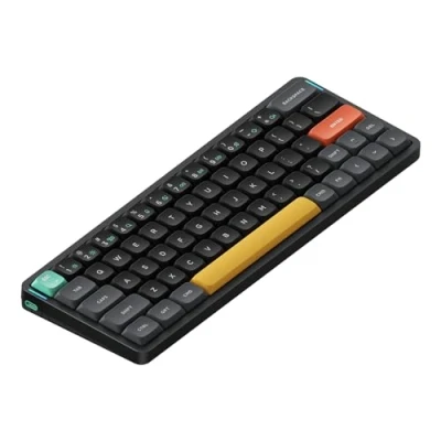 Image of nuphy Air60 V2 Portable Wireless Keyboard 60% Low Profile Mechanical Support QMK/VIA Compatible with windows/mac OS/Linux Supports Bluetooth 5.1/2.4GHz/wired (USB C) Gateron Red Switch
