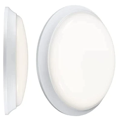 Image of KnightsBridge 230V IP54 14W LED Bulkhead with Emergency 4000K