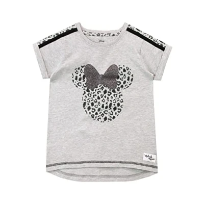 Image of Disney Girls T Shirt Minnie Mouse Grey 3 4 Years