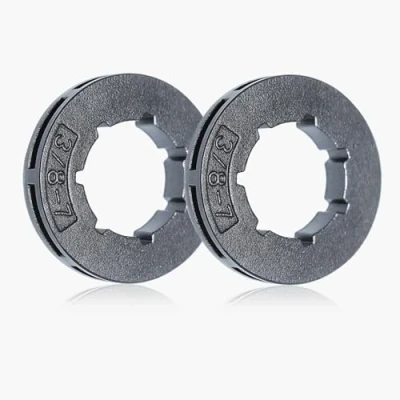 Image of Haishine 2Pc/lot 3/8&quot; 7T Sprocket Rim (Small) for Husqvarna 50 51 55 154 254 Stihl 034 036 Chainsaw 19mm Inner Hole Replace #000 642 1249
