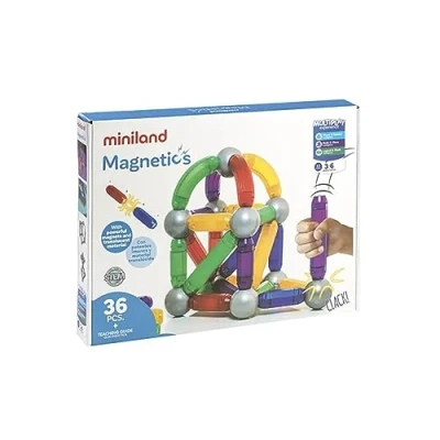 Image of Miniland Miniland94105 Magnetic 36 Pieces, Multi Color