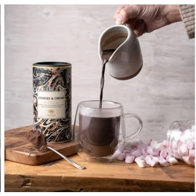 Image of Whittard Limited Edition Cookies and Cream Flavour Hot Chocolate 350g