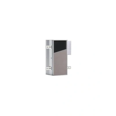 Image of Emco asis Module Plus, Toilet Flush Mounted Model, 2 Compartments for Paper, Spare Roll or Wet Paper Box, Door Hinge Left 975611002
