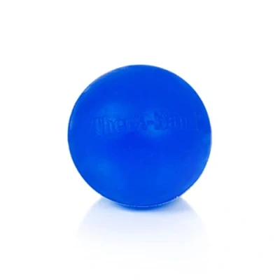Image of Exercise Stress Ball for Hand by TheraBand, Finger &amp; Forearm Resistance Training, Motor Skills, Range Motion, Blue, One Size