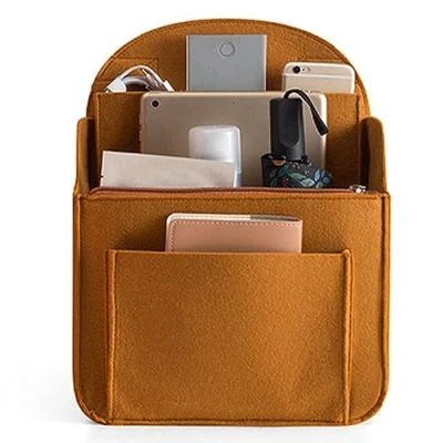 Image of Shoulder Bag Handbag Felt Insert Pocket Backpack Organizer Small Divider Large Travel Rucksack