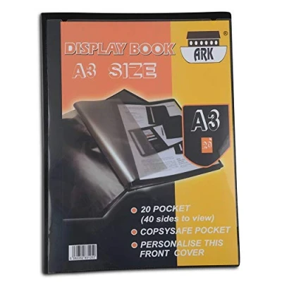 Image of A3 Display Book (Presentation) 20 Pockets (40 to View) by ARK
