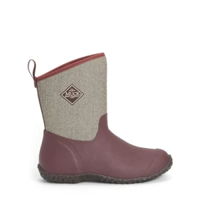 Image of Muck Boots Women&#039;s Muckster II Mid Pull on Waterproof Boot, Raisin, 7