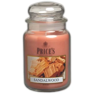 Image of Prices Fragrance Collection Sandalwood Large Jar Candle