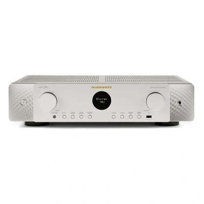 Image of Marantz Cinema 70s Slimline 7.2 channel 50 watts per amplification, Dolby Atmos, DTS:X and 8K Ultra HD, HEOS® Built in streaming Silver Gold