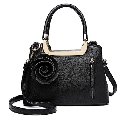 Image of Miss Lulu Handbags for Women Ladies Shoulder Bags Fashion PU Leather Crossbody Top Handle Bag
