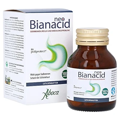 Image of Neobianacid Protects Mucous membrane by Fighting Heartburn 45 Tablets