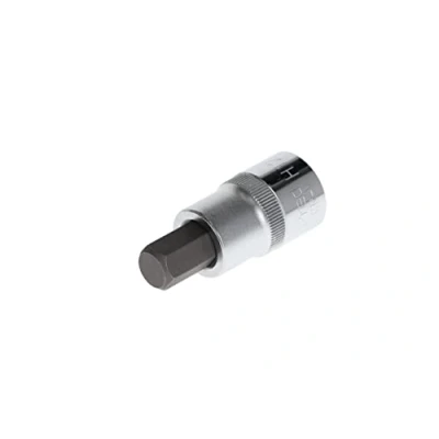 Image of GEDORE red Screwdriver bit socket hex, 12 mm AF, 1/2&quot; 12.5 mm, socket, Tool, R62551210, Steel