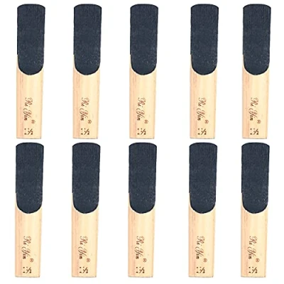 Image of Alnicov Tenor Saxophone Sax Reeds Bb,Sax Strength 1.5,Set of 10