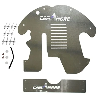 Image of catalytic converter Protector Shield Defender Aluminum Replacement for Toyota Prius 2010 2011 2012 2013 2014 2015 anti theft