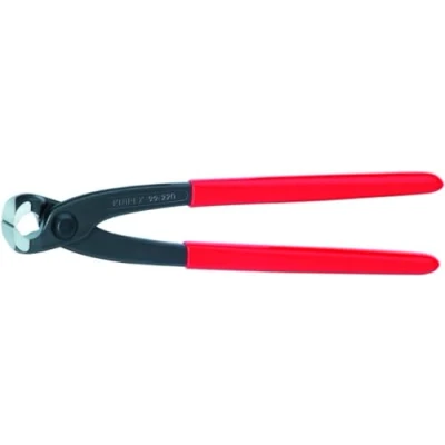 Image of Knipex Concreters&#039; Nipper (Concreter&#039;s Nippers or Fixer&#039;s Nippers) black atramentized, plastic coated 200 mm 99 01