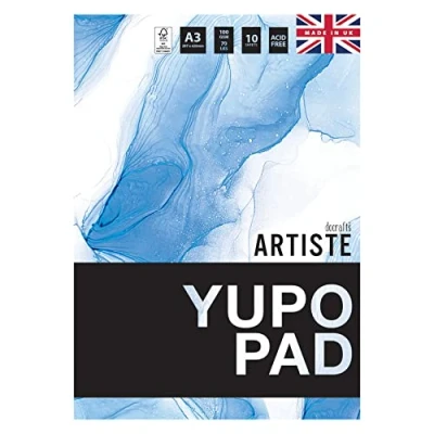Image of Artiste A3 YUPO Pad 100gsm 10 Sheets