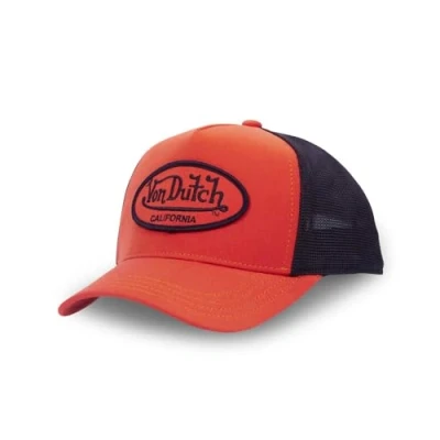 Image of Von Dutch Men&#039;s &amp; Women&#039;s Cap, Trucker Adjustable, Red, One size