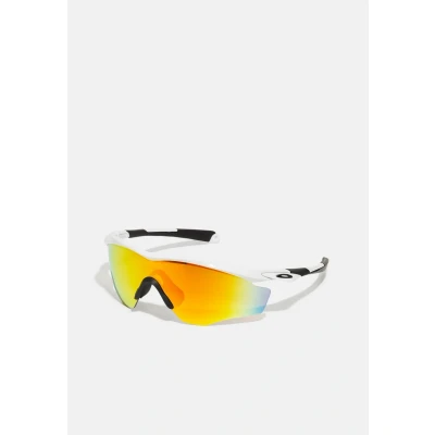 Image of Oakley Frame Unisex Sports glasses, Size: One Size, Polished white/fire iridium