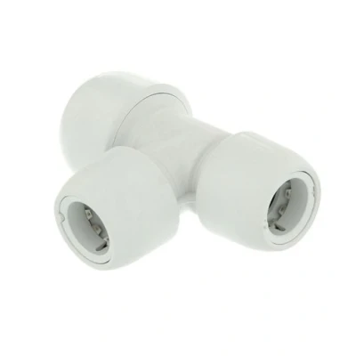 Image of Hep2O Branch End Reduced Tee White 15x10x10mm HD14/15W