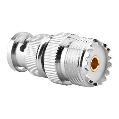 Image of Jeanoko Coaxial cable Connector BNC Male Plug to UHF SO239 PL 259 Female Jack Adapter 2pcs for radio Scanners