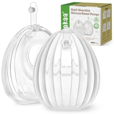 Image of haakaa Shell Breast Pump, 120ml 2pcs