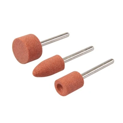 Image of Silverline Rotary Tool Grinding Stone Set 3pce 9.5, 9.5 &amp; 15.8mm Dia