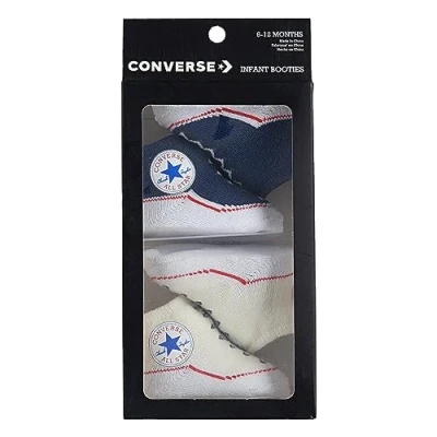 Image of Converse Chuck Toddler 2 PACK Unisex Socks for kids, Size: 6 12m, Vintage grey