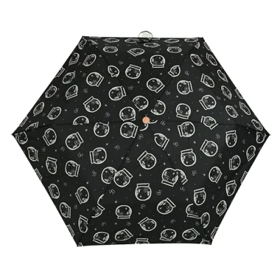 Image of RADLEY London Womens Ladies Snow Globe Responsible Superlite Umbrella in Black