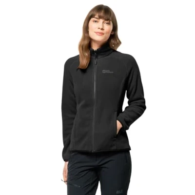 Image of Jack Wolfskin Moonrise Fleece jacket, Women&#039;s, Size: Medium, Black