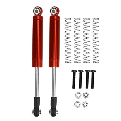 Image of RC Car Absorber Damper, 2pcs 102mm Metal Shock Damper for Crawler(Red)