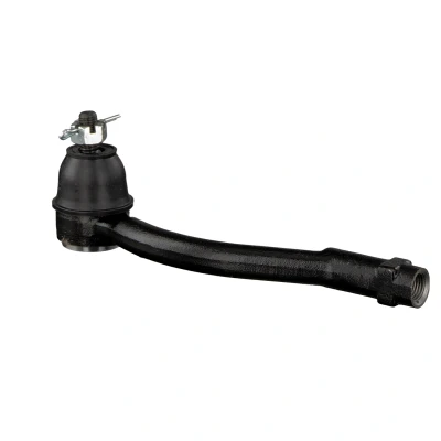 Image of 568201E900 Track rod end FEBI BILSTEIN 41923 Front Axle Right with crown nut KIA: RIO 2