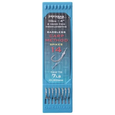 Image of Drennan 4&quot; Carp Method Spike Hook Plate: 14 To 7lb