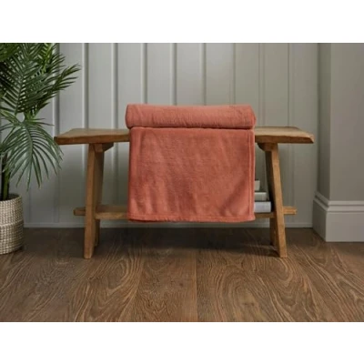 Image of Deyongs Extra Large Supersoft Snuggle Touch Throw in Cinnamon Colour 180cm x 250cm