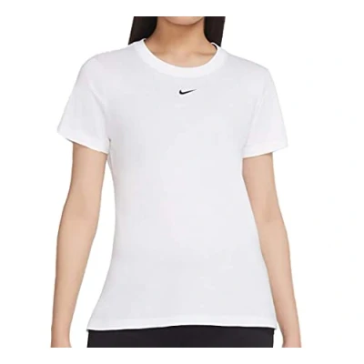 Image of Nike NSW Essntl Crew Lbr T Shirt White/Black L