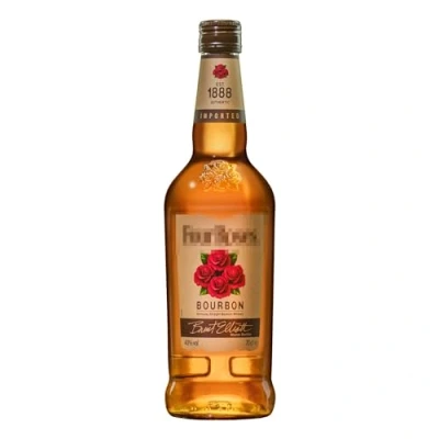 Image of Four Roses Kentucky Straight Bourbon Whiskey 70cl 40% ABV Award Winning Smooth American Whisky Higher Rye Content Than Most Bourbons Hidden Gem To Discover