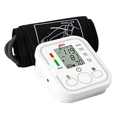 Image of LIALIYA Blood Pressure Monitor, Machine, Digital Automatic Upper Arm Monitor And Heart Rate Pulse with Wide Range Cuff for Home Use, Large Display,No voice