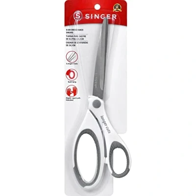 Image of SINGER 07171 Fabric Scissors, 1 Pack, White