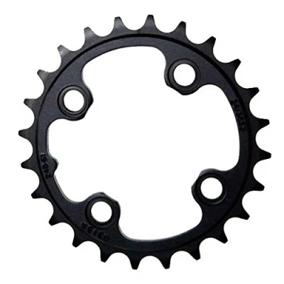 Image of Sram Unisex Kettenblatt Mtb 24t, Lk:64mm, Alu., Schwarz 2x11, No pin, (Gx), 11.6218.023.000 Chain rings, Black, 104mm UK