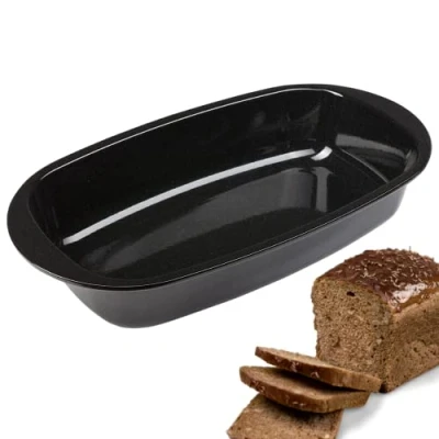 Image of Westmark Bread Loaf Tin, length: 32 cm, enamel, black, 33892270