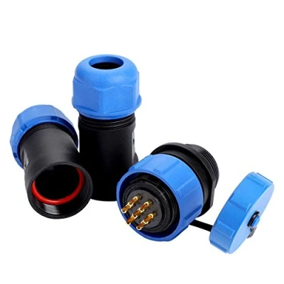Image of Aviation Cable Connector SP21 IP68 Plug Socket Circular Electrical Wire Connectors