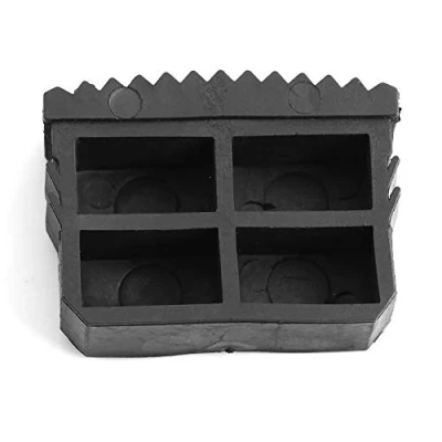 Image of Tough Non Slip Extension Ladder Feet Rubber Pads Cover Security Bumpers Replacement Kit (2 Pairs)