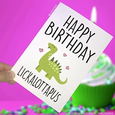 Image of Happy Birthday Cards, Lesbian Funny Gifts, Cards Celebration Joke Card Novelty Gay PC57