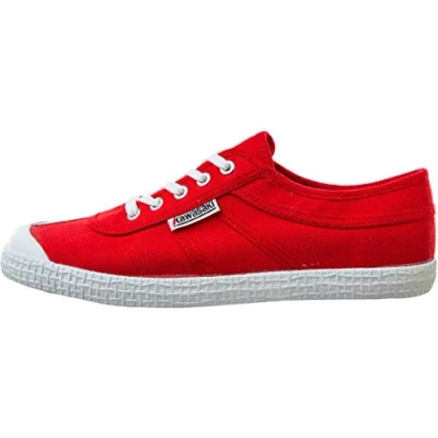 Image of Kawasaki Unisex Original Canvas Shoe Low Top Sneakers, 4012 Fiery Red, 5.5 UK