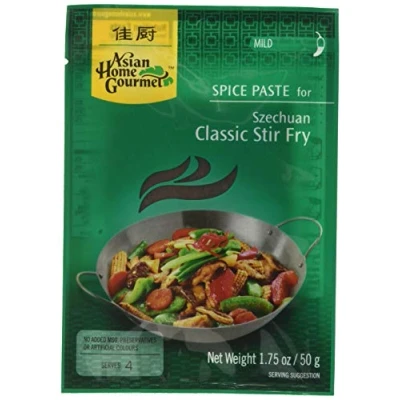 Image of Asian Home Gourmet Szechuan Classic Stir Fry Spice Paste, 50 g