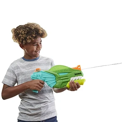 Image of SUPERSOAKER Nerf DinoSquad Dino Soak Water Blaster Pump Action Soakage for Outdoor Summer Games